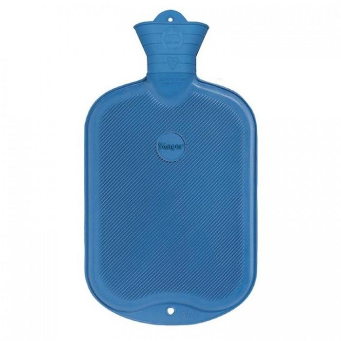 Sanger Ribbed Hot Water Bottle Dark Blue 2L