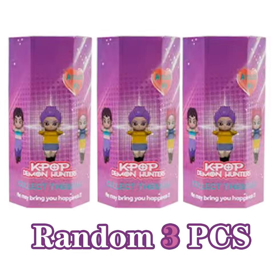 Anime KPop Devil Hunter Doll Vinyl Toy Rumi Mira Zoi Character Vinyl Mask Blind Box Ornament Toy Halloween Gift