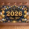 2026 Праздничная витрина Блестящие акценты 2026 Праздничный фон 2026 Витрина мероприятия Цветные шары Фон для вечеринки в честь Нового года