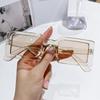Summer New Square Frame Sunglasses Fashion Beach Jelly Color Sunglasses For Women