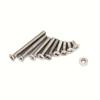 430piece set of M2 stainless steel Phillips head screws and nuts, multi-purpose fasteners, for DIY projects and furniture repair