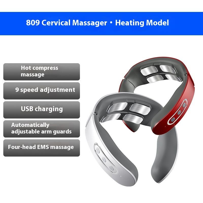 Многофункциональный массажер для шейного отдела позвоночника, массажер для шеи и протектор для шеи