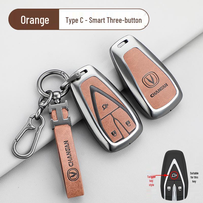 Changan Nuomi Corn Key Case: Lumin Square Candy Car Key Shell for Men & Women