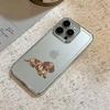 Корейский мультяшный щенок Чехол для телефона Для iPhone 16 Pro Max 17 Air 16 15 Pro 14 13 12 11 14 Plus Ударопрочный Силиконовый Чехол Funda
