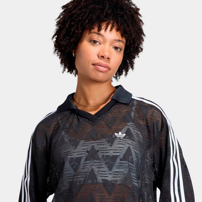 adidas Оригинальный женский топ LACE JSY с коротким рукавом