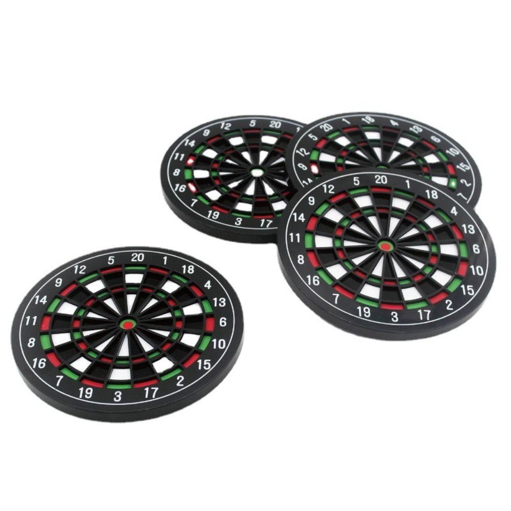 4pcs Creative Meal Mat Plastic Tea Cup Pad Crafts Cup Mat  Tea House