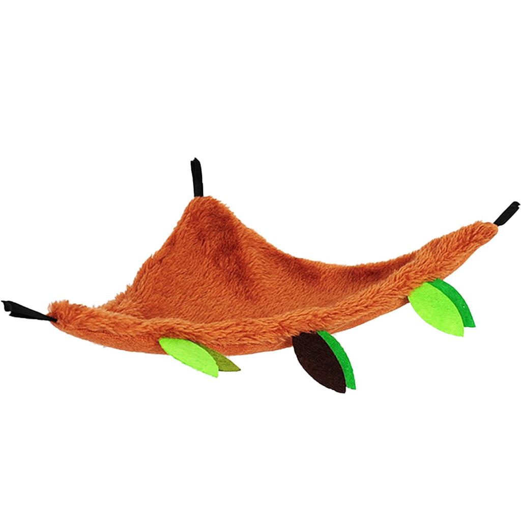 Животные Морская свинка Подвесная теплая двухъярусная кровать-хижина Мягкий попугай Гамак Кровать для хомяка Клетка Веревка Качели для домашних животных