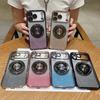Применимо для iPhone17PROMAX гальванический блестящий вращающийся магнитный кольцевой держатель чехол для мобильного телефона Apple 16 защитный чехол
