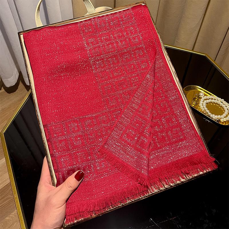 Новый весенний искусственный шелковый шарф для женщин, модная шаль, высококачественная элегантная шаль, хлопковый универсальный шелковый шарф с щупальцами