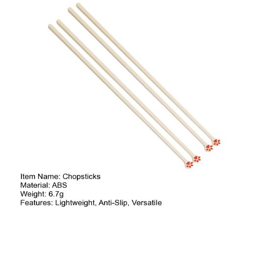 Милые палочки для еды в виде кошачьей лапки, нескользящие столовые приборы с рисунком в виде лапки, многоразовая кухонная утварь для суши, лапши, уникальный подарок для любителей кошек и японской кухни