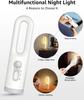 LED Motion Sensor Night Light Flashlight 2 in 1 Portable with Dusk to Dawn Sensor for Bedroom, Bathroom, Reading, Camping