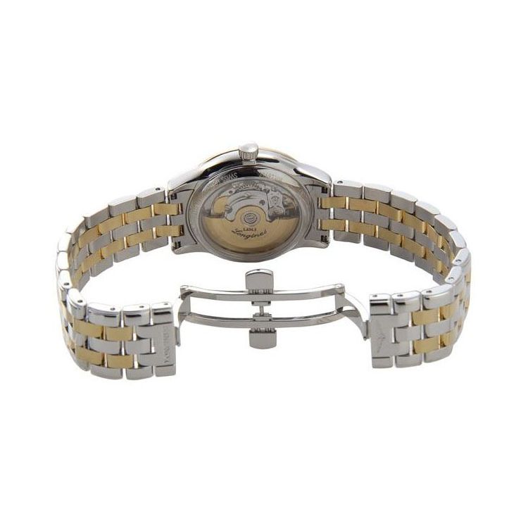 Longines Flagship Automatic Mechanical Movement Calendar Display Watch Men watches Gold Steel L4.799.3.32.7