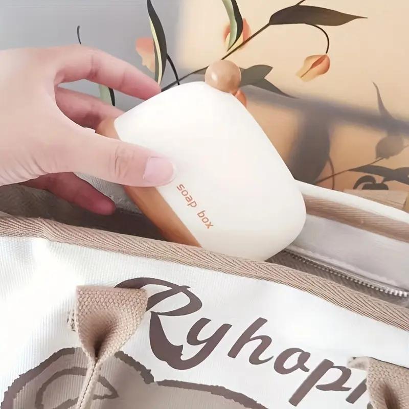 Рождественская форма Дорожная мыльница Герметичная Водонепроницаемая мыльница Креативная мыльница для мытья рук Посвященная портативная мыльница для путешествий и деловых поездок