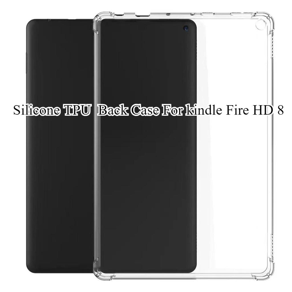 Чехол для планшета Kindle Fire HD 8 2022 12th HD8 Plus, прозрачный силиконовый чехол из ТПУ для Fire HD 8 2020 2017 2018