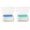 320 Count Soft Silicone Interdental Brushes Brush Cleaning Tool