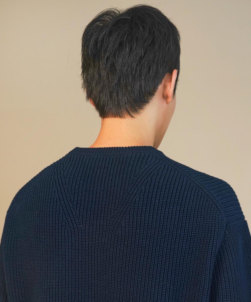 INTEMPOMOOD Hazzi Elbow Volume Pullover_Navy