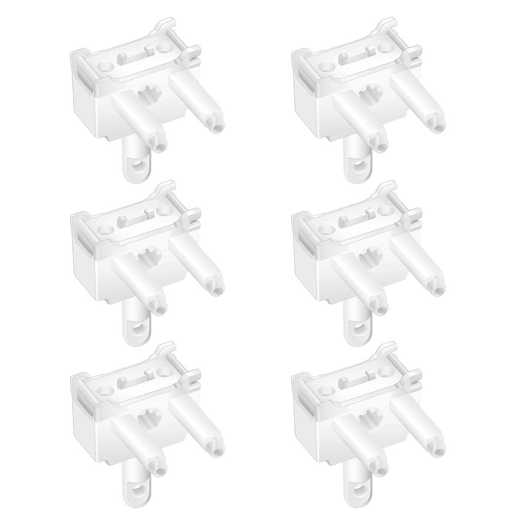 Запасные части для управления вертикальными жалюзи, белые, простые в установке, стержни управления для дома и офиса, 6/8/10 шт.