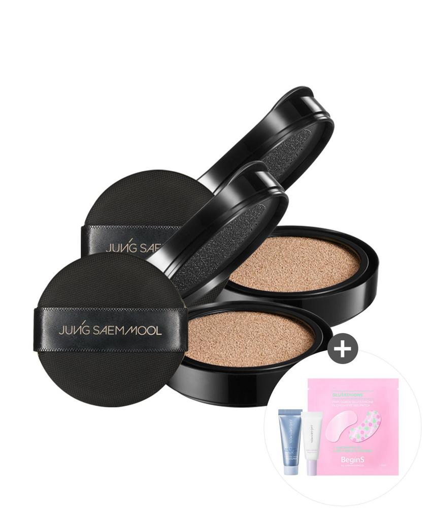 Skin Nuder Cover Layer Cushion Refill 2pcs (Free Gift: Water Wrapping Mask 10ml + Primer 5ml + Blemish Eye Gel Patch 1pcs)