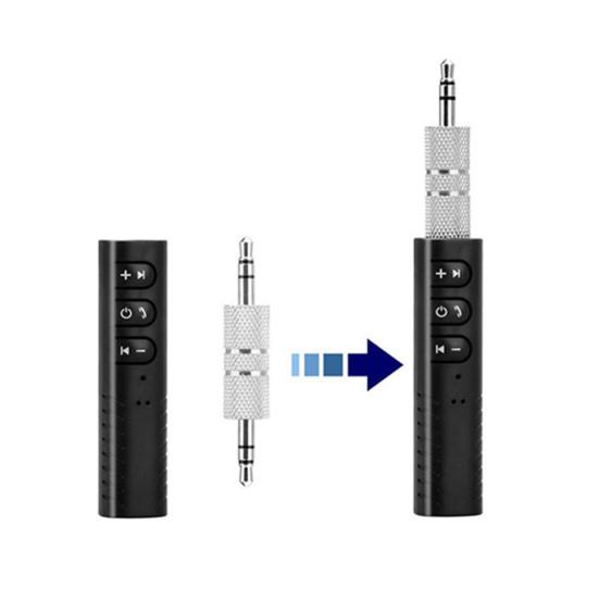 Адаптер аудиоприемника AUX 3,5 мм, совместимый с Bluetooth, для ПК, ноутбука, автомобильной колонки, наушников