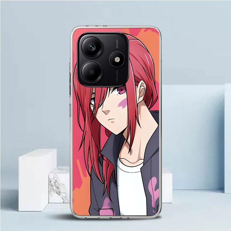 Чехол для телефона Blue Lock Чигири Хёма для Xiaomi Redmi Note 15 14 14S 13 12S 12 Pro Plus 11S 11 11T 11E 10S 10 + Мягкая задняя крышка из ТПУ