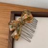 Barrettes Bowknot Hairpin Women Hair Comb Korean Barrettes Acetic Acid Hair Clips Girl Bangs Clip