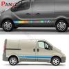 2шт наклейки на дверь автомобиля для Renault Trafic 3 2 Fiat Talento Nissan NV300 Vauxhall Vivaro Camper Van виниловая пленка наклейки аксессуары