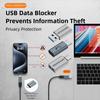 Только для блокировки данных USB-зарядки Защита от Juice Jacking Защита конфиденциальности USB Type-C Защитник Безопасный Алюминиевый сплав