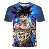 Summer New Boys Girls T-shirts Dragon Ball Z T Shirt Summer Kids 3D Goku Vegeta Print Casual Short Sleeve Men