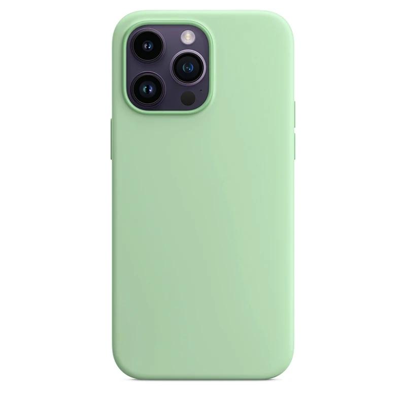 Оригинальный жидкий силиконовый чехол для телефона iPhone 13 14Pro 15 15 Pro Max 15Plus 16 16Plus 16Pro Max Защитные чехлы для камеры