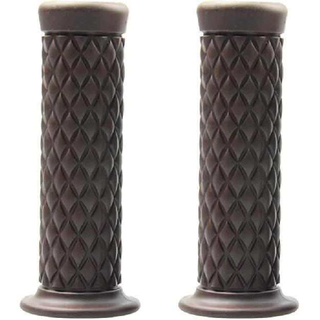 Мотоциклетные ручки, Нескользящая резиновая рукоятка для рулей 7/8" 22 мм/24 мм, Винтажная мотоциклетная ручка газа, Рукоятка руля для комфорта рук, Универсальная для