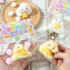 Увлекательный мультфильм, милый хомяк, вафли, лапы, сжимаемая игрушка, силиконовый зажим, TPR, мягкая декомпрессионная игрушка для снятия стресса для детей, подарок, мягкий