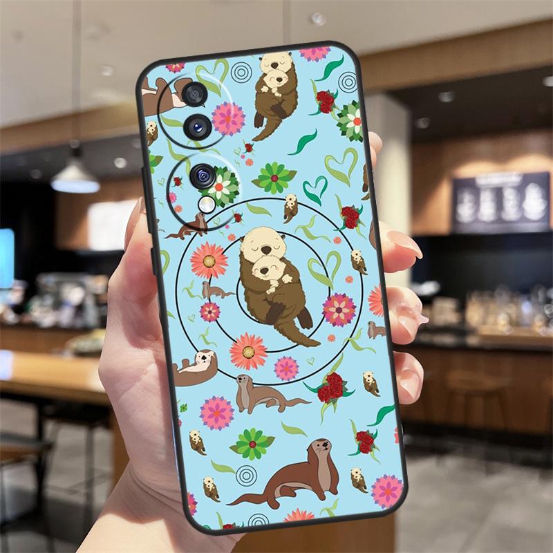 Чехол с узором Морская выдра Для Honor Magic 5 6 7 8 Pro Honor 200 400 50 70 90 Lite X8b X8c X9b X9c X9d Win RT Обложка