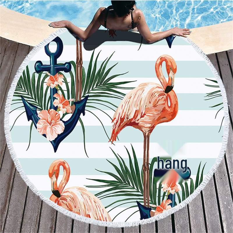 Flamingo Series Ultra-Fine Fiber Beach Towel & Indoor/Outdoor Mat