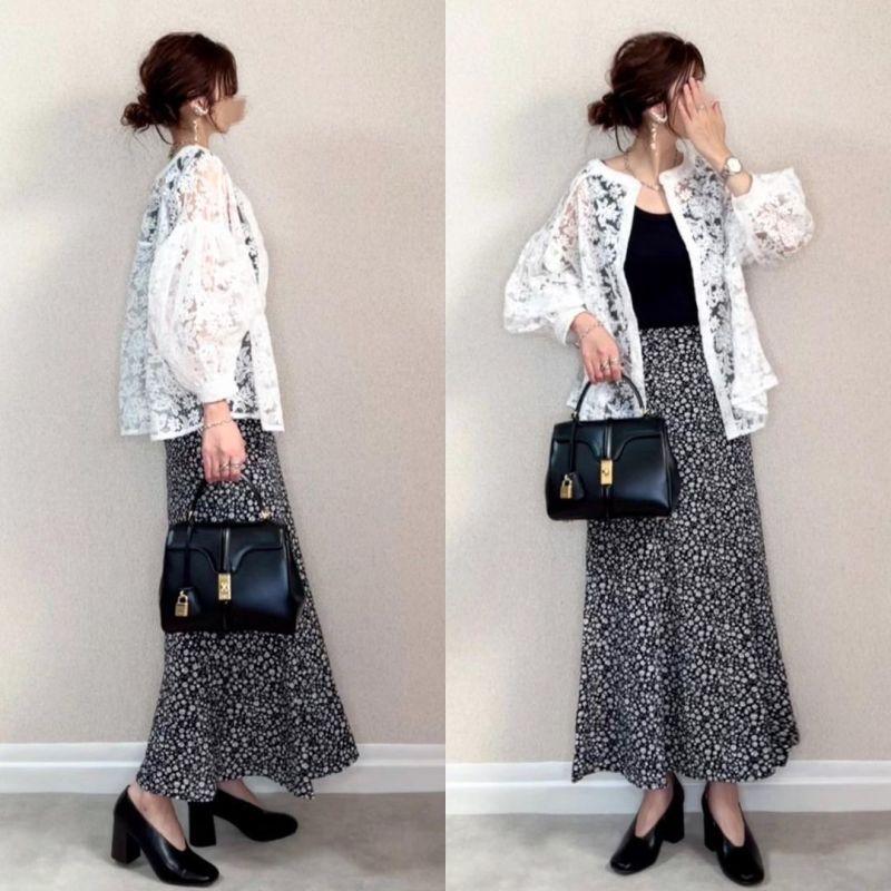 Tooxika Hot Sale Long-sleeved Tops Lantern Sleeves Round Neck Lace Cardigan Women's Shirt