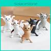 Очаровательная фигурка кошки, подставка для ручек, подставка для украшений и держатель для наушников из прочного ПВХ-материала