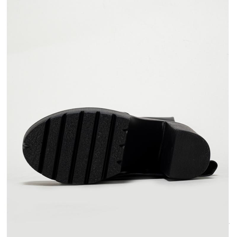 Eilyken Winter Street Style Sexy Over The Knee Boots Women Fashion Round Toe Square Platform Heels Shoes Largas Booties