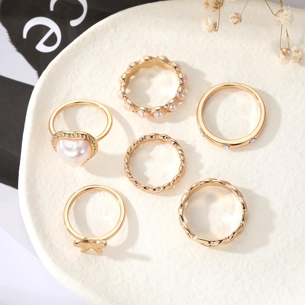 Роскошные и элегантные женские кольца, популярный набор уличных украшений для вечеринок