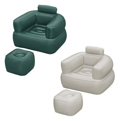 Надувное кресло - - Comfi Cube - Зеленый - Серый - 107x99x80 см