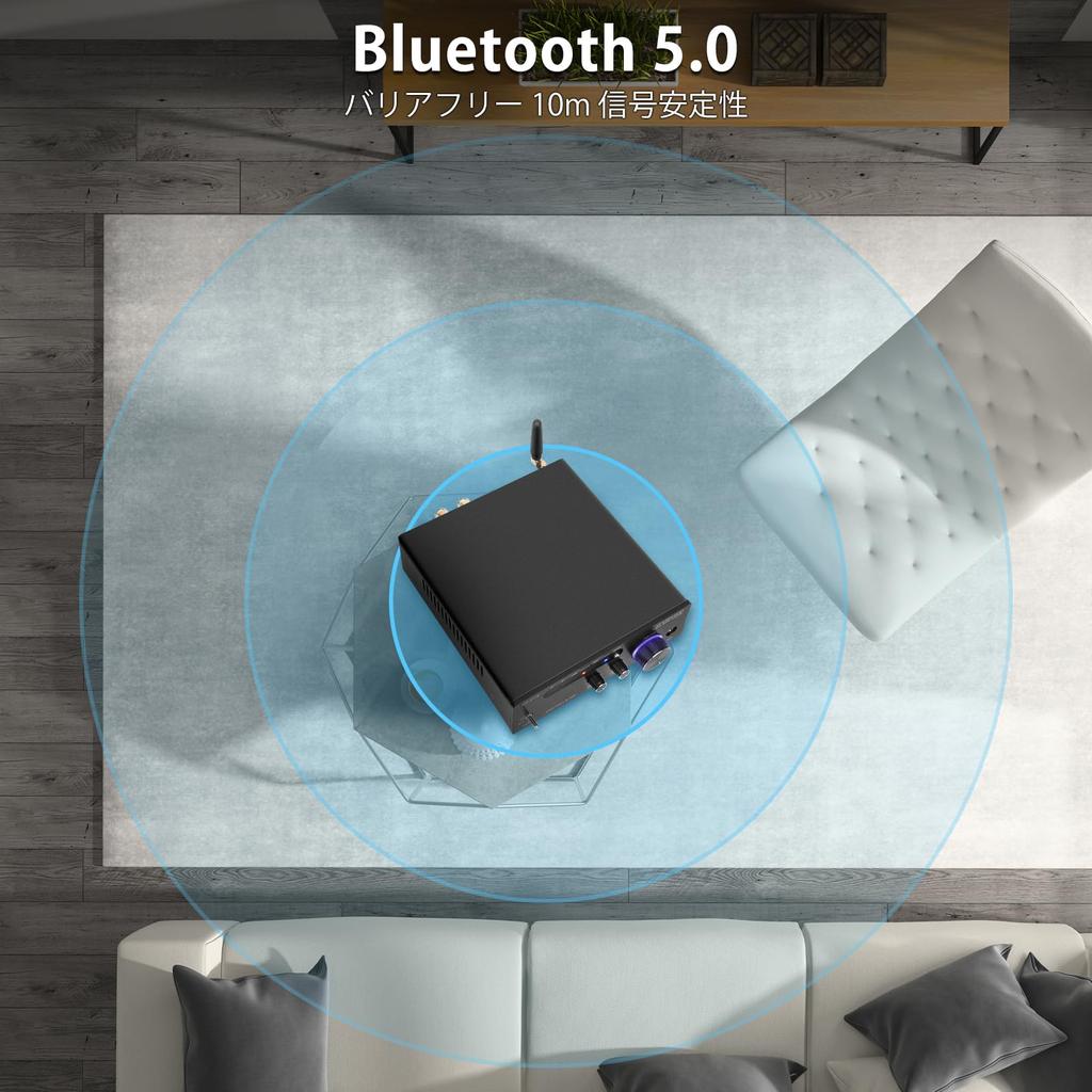 Bluetooth усилитель мощности HiFi стерео аудио усилитель канал 2X100 Вт TPA3116 мини усилитель небольшой домашний аудио усилитель управление басами и высокими частотами оптический вход