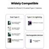 PD 20W/60W Cable Portable Keychain Short USB C to Type C Fast Charging Wire For Samsung Xiaomi iPhone 17 16 15 14 13 Support Data Transfer