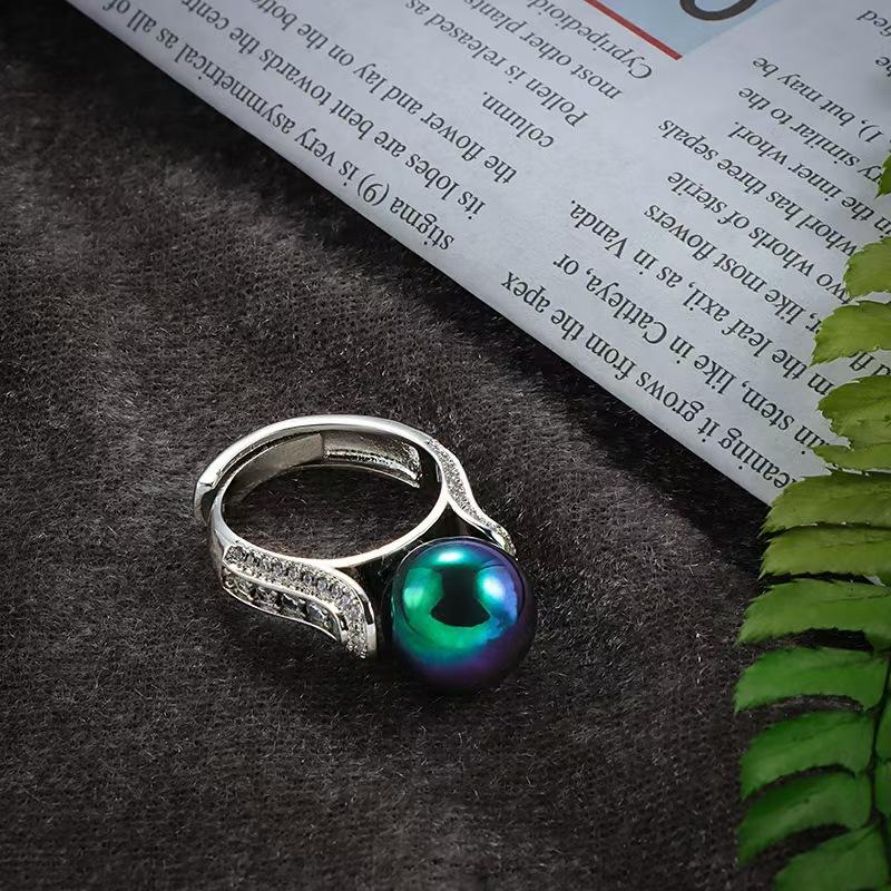 Желаю Ao Fritillary Pearl Женское кольцо Модные креативные украшения, регулируемое кольцо на руку