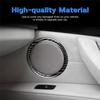 DTC2 For BMW Z4 E89 2009-2016 Carbon Fiber Car Door Speaker Trim Loudspeaker Decoration Sticker Accessories
