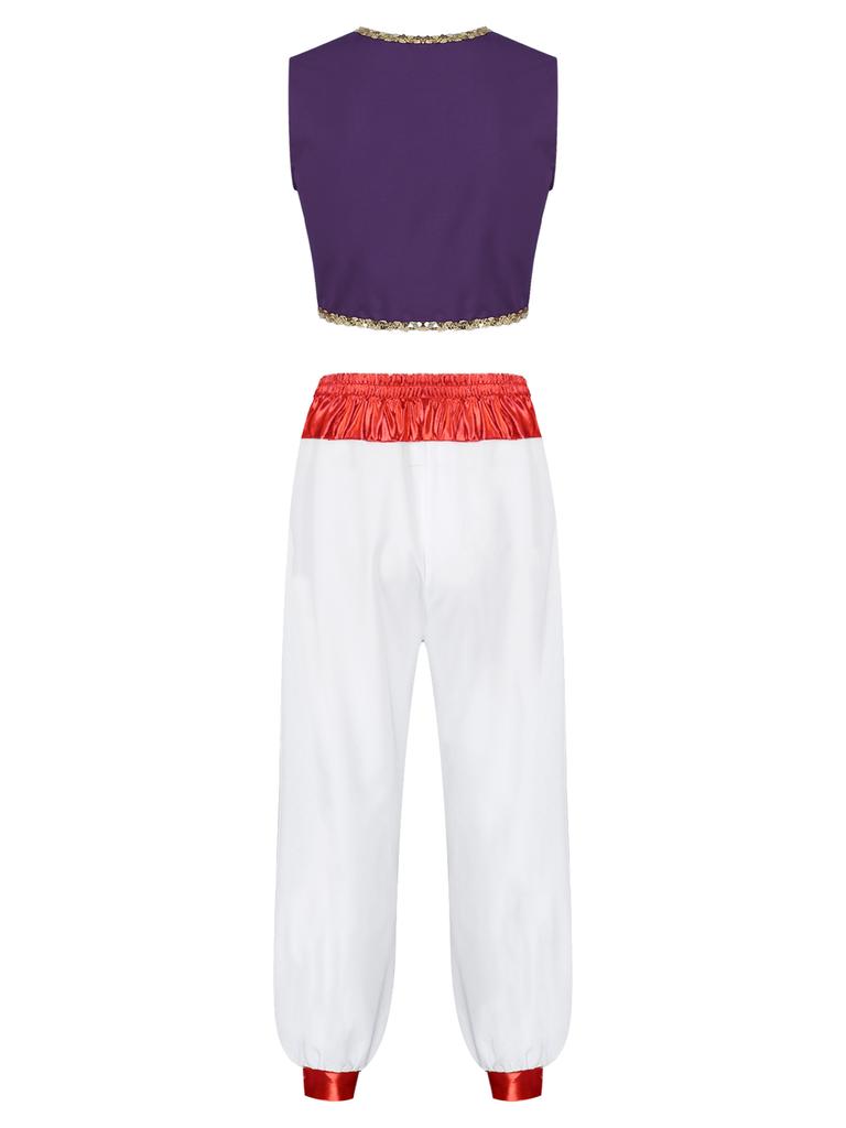 Мужской взрослый костюм арабского принца для косплея, наряды для Хэллоуина, для сценических выступлений