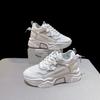 Platform Dad Shoes Women's Summer 2025 New Breathable Ulzzang Korean Version Wear-resistant, Comfortable Little White Shoes Women's Tide