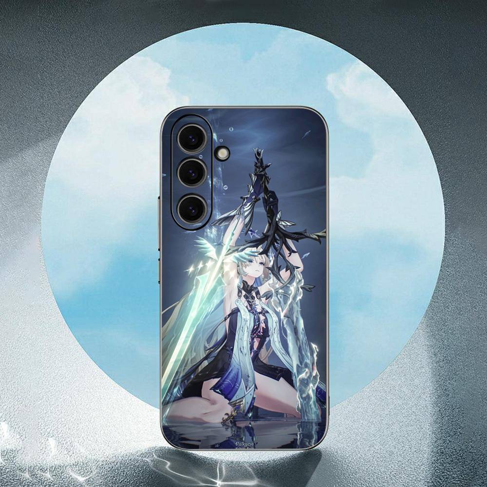 C-Cartethyia-a Для Samsung Galaxy S23 S24 S25 Ultra S22 Plus S21 Черный Мягкий Чехол Водонепроницаемый Мягкий Чехол