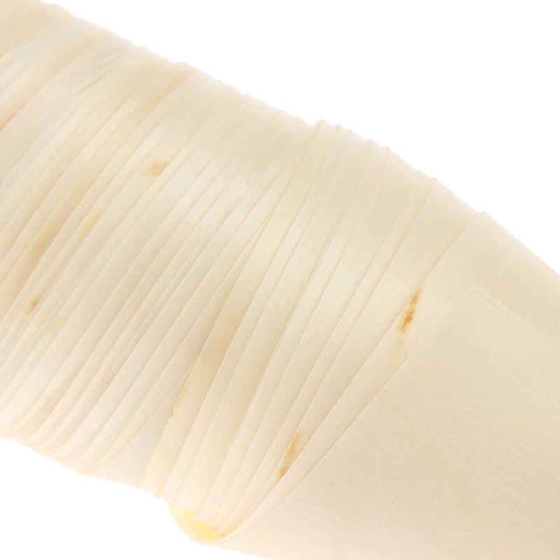 50Pcs Disposable Wood Appetizer Cones Ice Cream Cone Cups Party Candy Cones