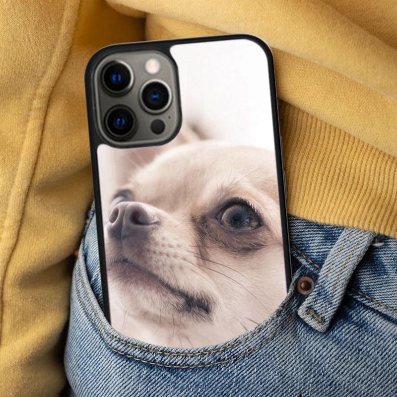 Chihuahua Cute Dog Puppy collage Soft Phone Case for iPhone 17 Air 16e Pro max 15 Pro 13 14 Plus 11 12 MagSafe Magnetic Coque