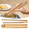 Щипцы для еды Кухонные щипцы для сервировки с магнитами 2 штуки Деревянные пинцеты Аксессуары для гриля для приготовления пищи Кемпинга Шведского стола