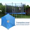 6/8/10/12/14-Foot Trampoline Sunshade Cover UV Resistant Waterproof Oxford Cloth Universal 6 Poles Trampoline Canopy Sun Protection Rainproof Tent