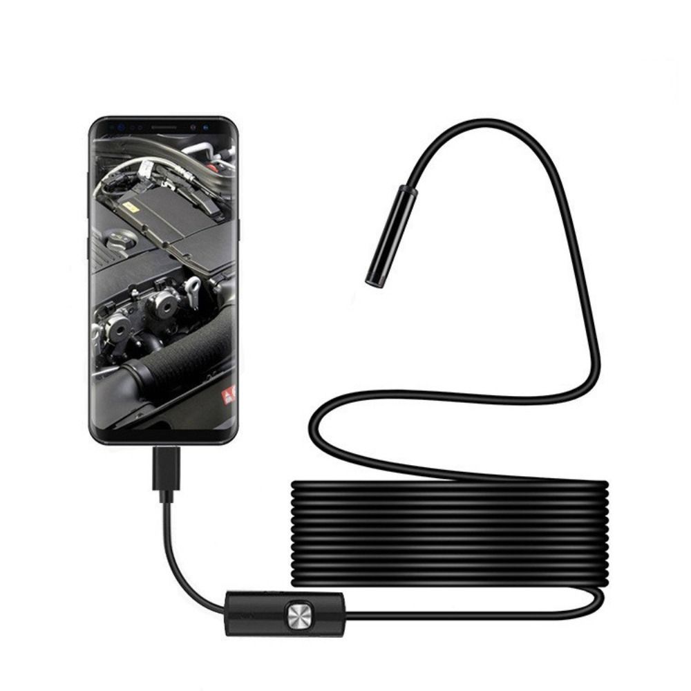 IP67 Waterproof Type-C Endoscope Camera Adjustable Brightness Mini Endoscope  Android Devices